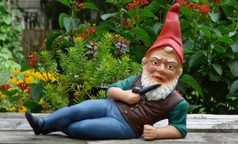 This is a photo of a German garden gnome